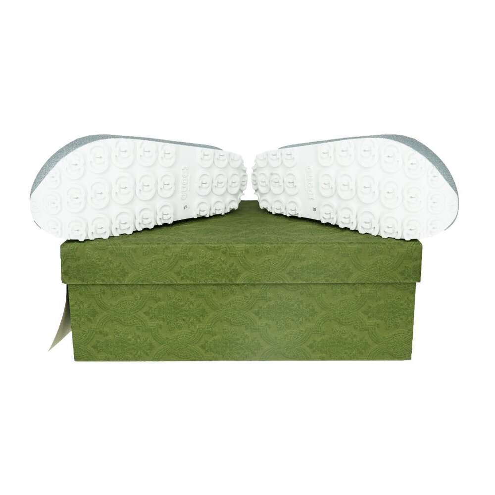 Gucci Interlocking G Glitter Slide Sandals - Picture 7 of 12